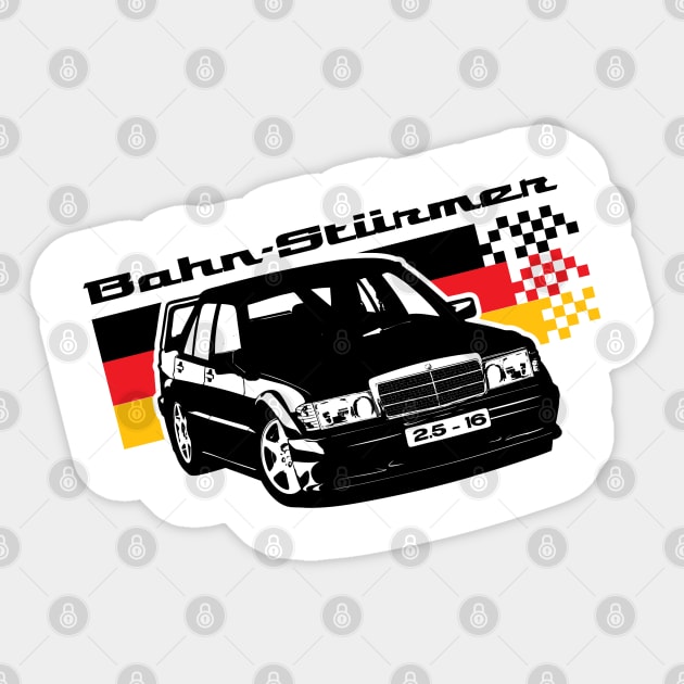 Mercedes 190 E - Cosworth Sticker by Limey_57